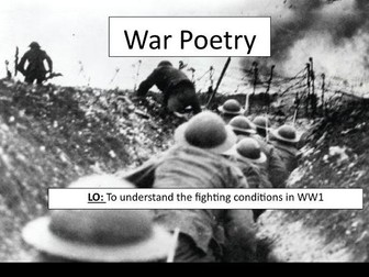 War Poetry Scheme PowerPoint 90+ slides