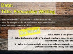 persuasive writing 11