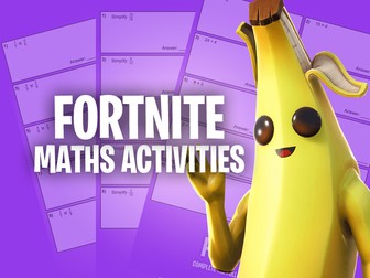 Fortnite - Maths Activities