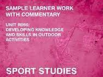 OCR Sports Studies R056 Outdoor Activities LO1-LO5