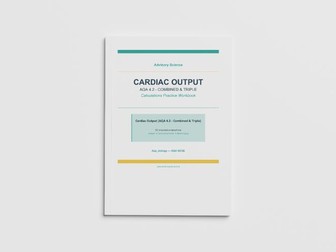Cardiac Output Calculations - AQA GCSE Biology Practice Book