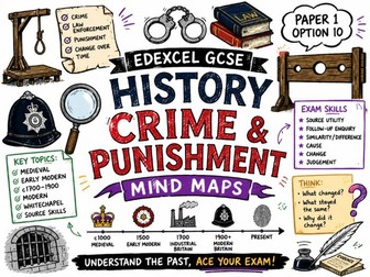 Edexcel GCSE History Crime and Punishment Mind Maps