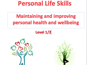 Maintaining and Improving health & wellbeing - Booklet