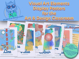 Elements of Art Display Posters For Art Classroom