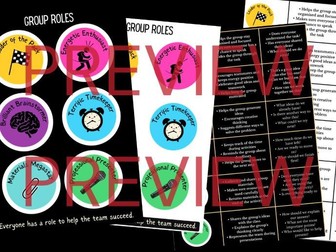 Group Work Discussion Roles Poster | Collaborative Learning | Classroom Discussion Skills