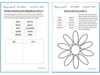 Year 4 Spelling Pack