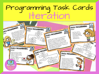 Programming Iteration Task Cards