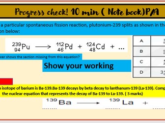 Nuclear Fission