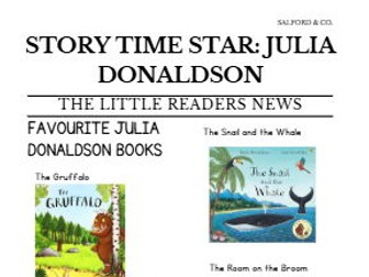 Julia Donaldson Newspaper