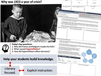 Events of 1923 (Hyperinflation and the Rühr)- AQA GCSE History Germany 1890-1945