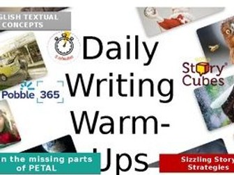 Daily Writing Prompts - Adaptable for a Year 8-12 English Classroom