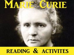 Marie Curie - a reading activity for French learners