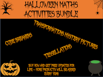 Halloween Maths - activities growing bundle