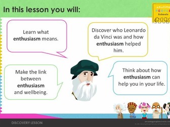 Enthusiasm with Leonardo da Vinci - lesson 7-11