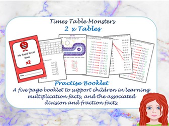 2 Times Tables Practise Booklet