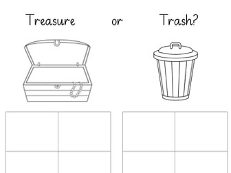 Trash or Treasure EYFS Phonics