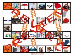 Clothing, Accessories, Footwear and Jewelry Chutes and Ladders Board Game