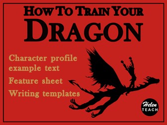 How To Train Your Dragon Character Profile Example Plus Feature Sheet and Templates