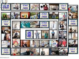 Jobs and Professions Animated Board Game