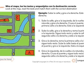¿Dónde está la biblioteca? - Directions in Spanish - Where is the library?