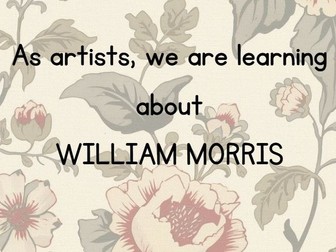 William Morris Art Printing Lessons