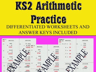 KS2 Arithmetic starters