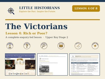 Rich and Poor Victorians Lesson KS2