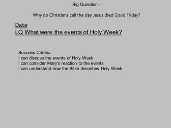 RE SMART & PPT "Why do Christians call the day Jesus died Good Friday?" 6 lessons UC Salvation unit