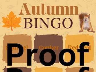 Autumn Bingo