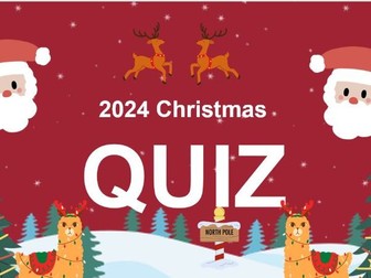 Christmas Quiz 2024. 10 rounds. Music! Films! Gaming! Netflix! And more... Year 7 +