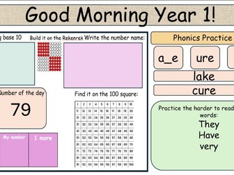 Number of the day- morning work