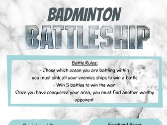 Badminton Battleships