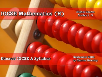 Edexcel IGCSE Mathematics A PowerPoint - Complete Higher Course