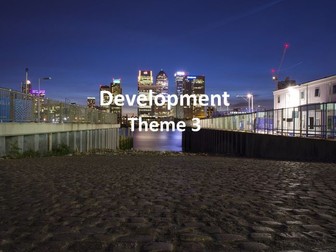 IGCSE Economic Development - Development