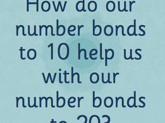 Number Bonds to 10 and 20