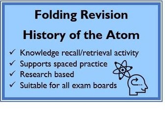 Cover/ Fold Resource: History of the Atom