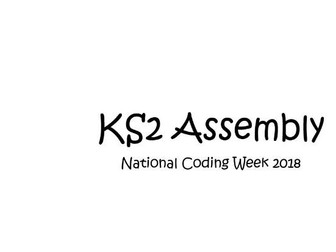 National Coding Week Assembly Powerpoint