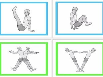 Gymnastics Balance Cards