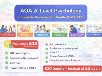 AQA Psychology PowerPoint Lessons