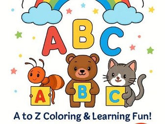 My First Alphabet Adventure: A to Z Coloring, Tracing & Learning Fun