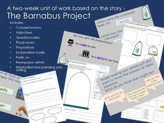 The Barnabus Project - KS1 English unit of work