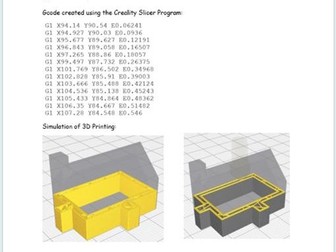 CNC Simulation using Creality Slicing Software student booklet