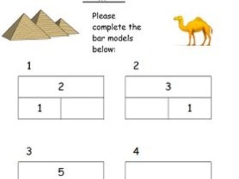 Part part whole (PPW) & Bar Model: Excel