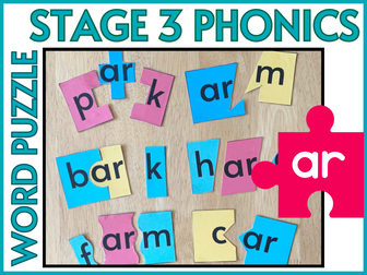 Stage 3 Phonics ar Word Puzzle