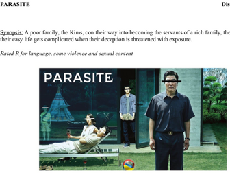 Parasite - Movie Discussion Guide