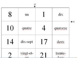 French dominoes for numbers to 40 | Teaching Resources