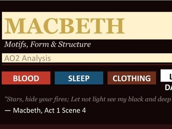 Macbeth: Tracking motifs across the play