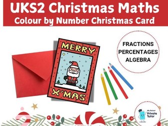 UKS2 Christmas Card Maths