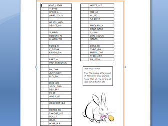 Fun Y6 Easter Joke Bundle -arithmetic and spelling