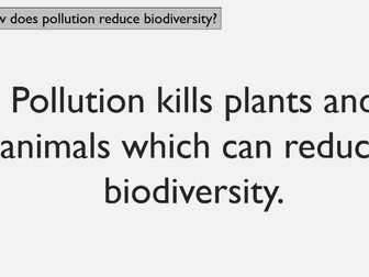 Ecology AQA Foundation lesson bundle.